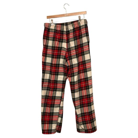 Old Navy Plaid Colorful Lounge Sleep Sweat Pants Men's Size L Elastic Waist - Picture 2 of 6